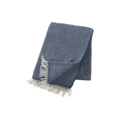 Stella uld plaid, smokey blue