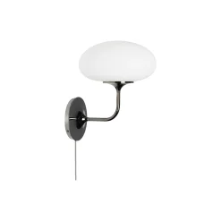 Stemlite Wall Lamp, black chrome
