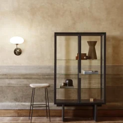 Stemlite Wall Lamp, black chrome