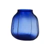 Step vase, blue