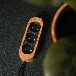 Stikdåse, olieret eg/sort