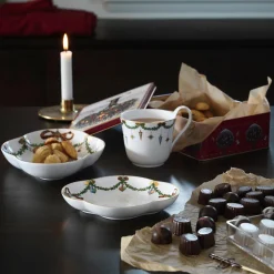 Stjerne Riflet Jul fad 22 cm