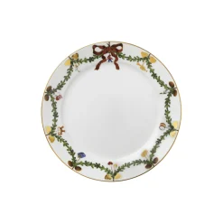 Stjerne Riflet Jul tallerken Ø 27 cm