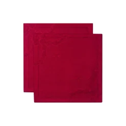 Stjerne Riflet Juleserviet 2 stk., rød