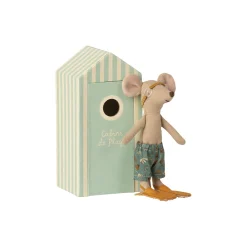 Storebror strandmus i strandhytte