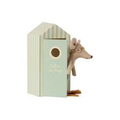 Storebror strandmus i strandhytte