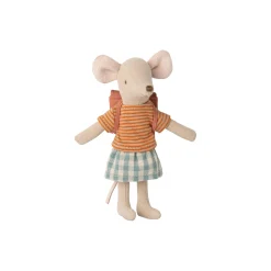 Storesøster cykelmus med taske