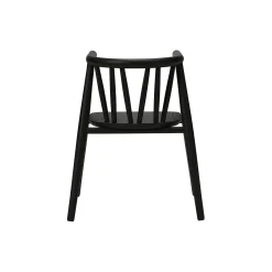 Storm børnestol, sortlakeret eg