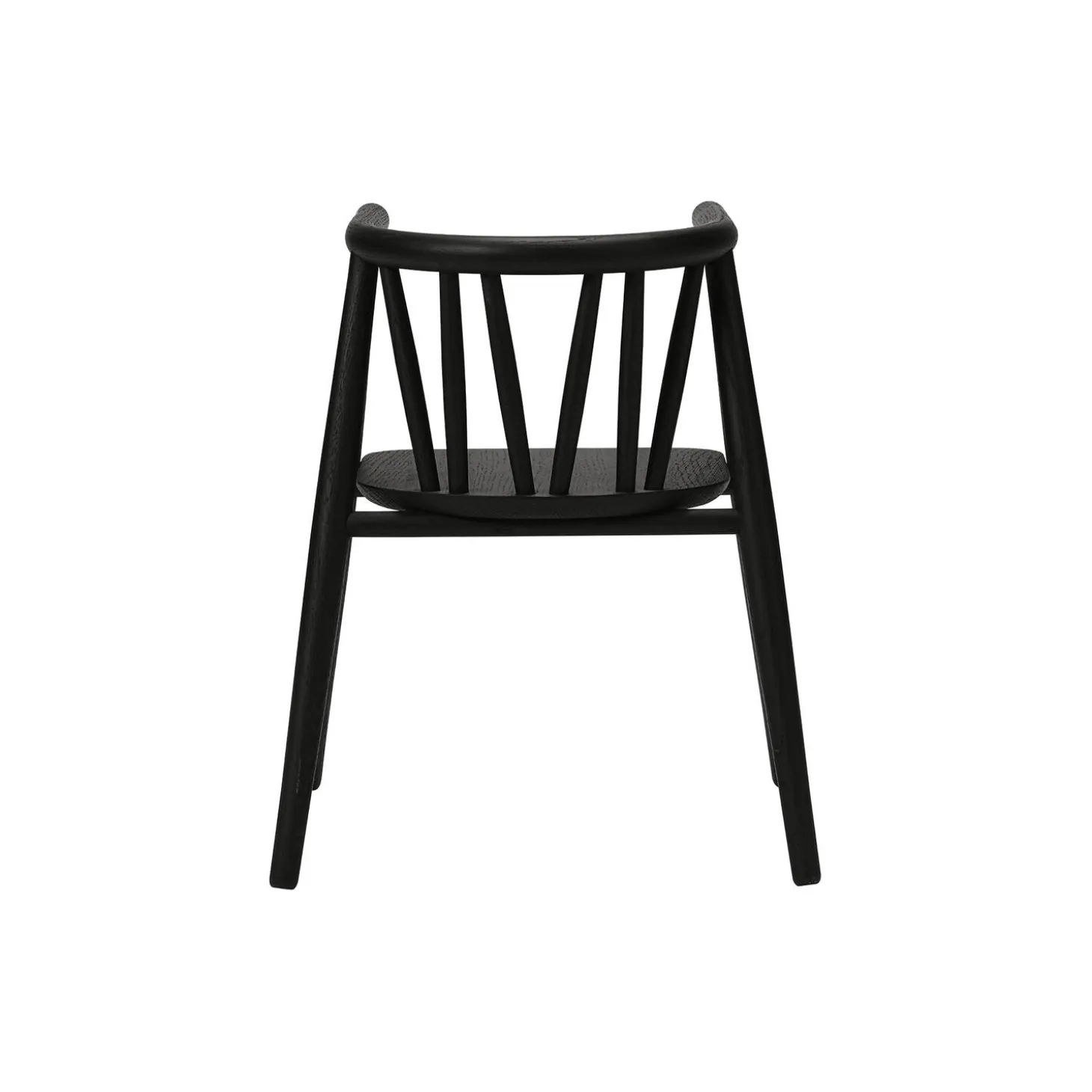 Storm børnestol, sortlakeret eg