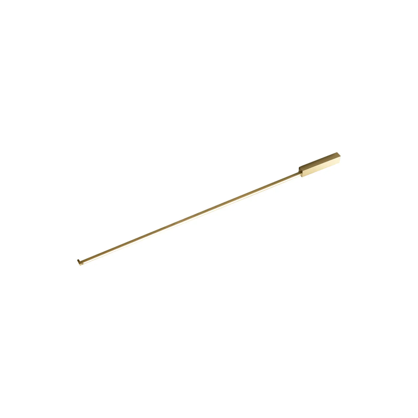 STRIPE 1500 væg- & loftslampe, brass