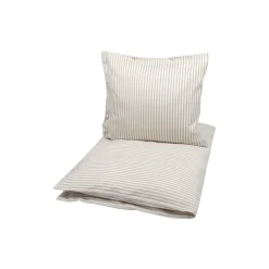 STRIPE junior sengetøj, balsam cream/cashmere