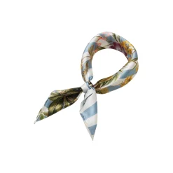 Striped Flower Meadow silketørklæde