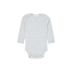 Striped Long Sleeve Body, lt. blue stripe