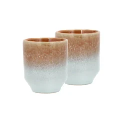 Styles krus 2 stk., blå/amber