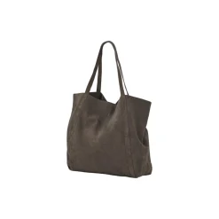 Suede Eden Bag, hot fudge brown
