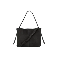 Suede Fraya Small Bag, black