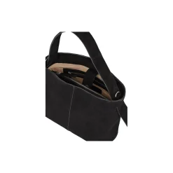 Suede Fraya Small Bag, black