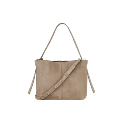 Suede Fraya Small Bag, moral gray