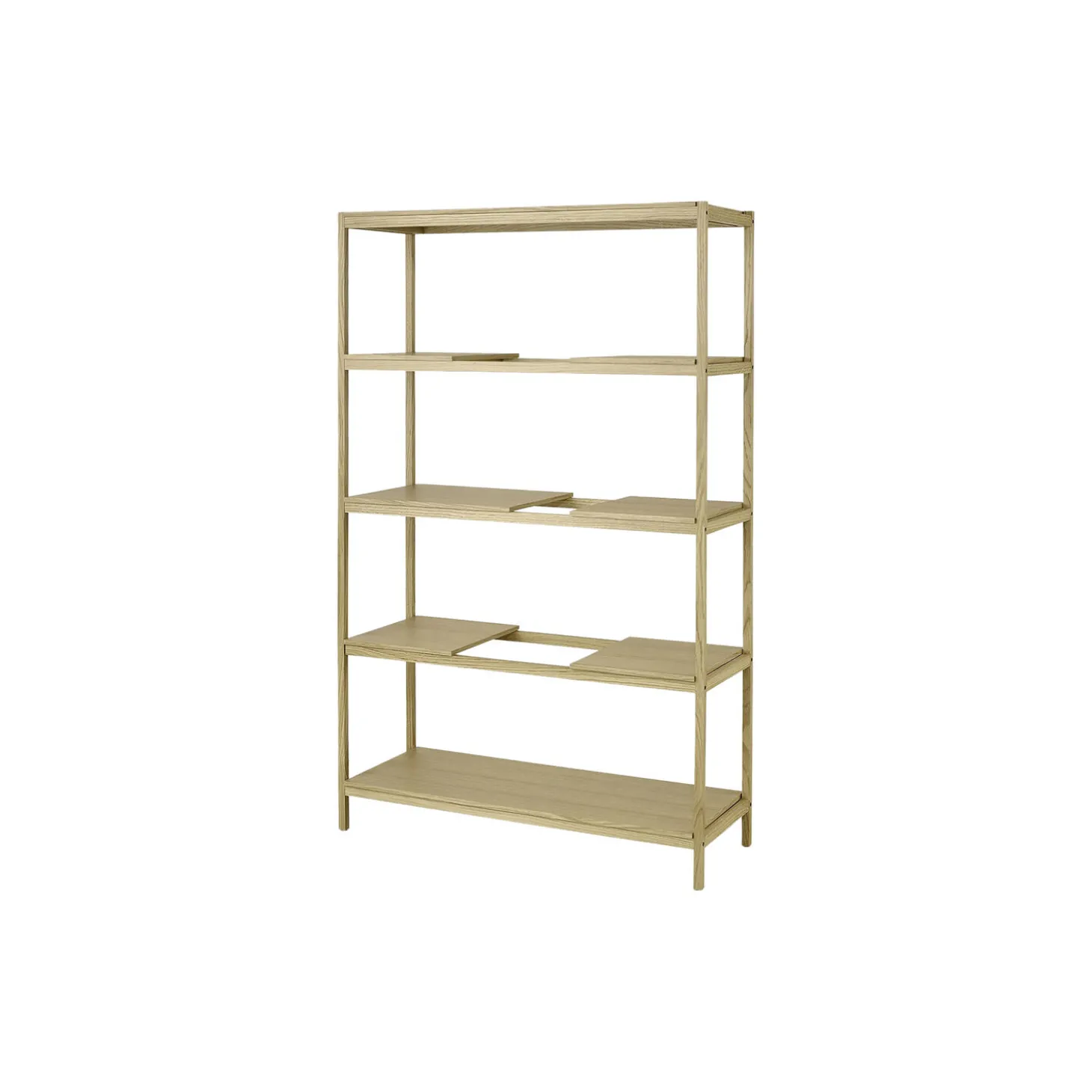 SUKOYA Wooden Shelf Large, natural lacquered