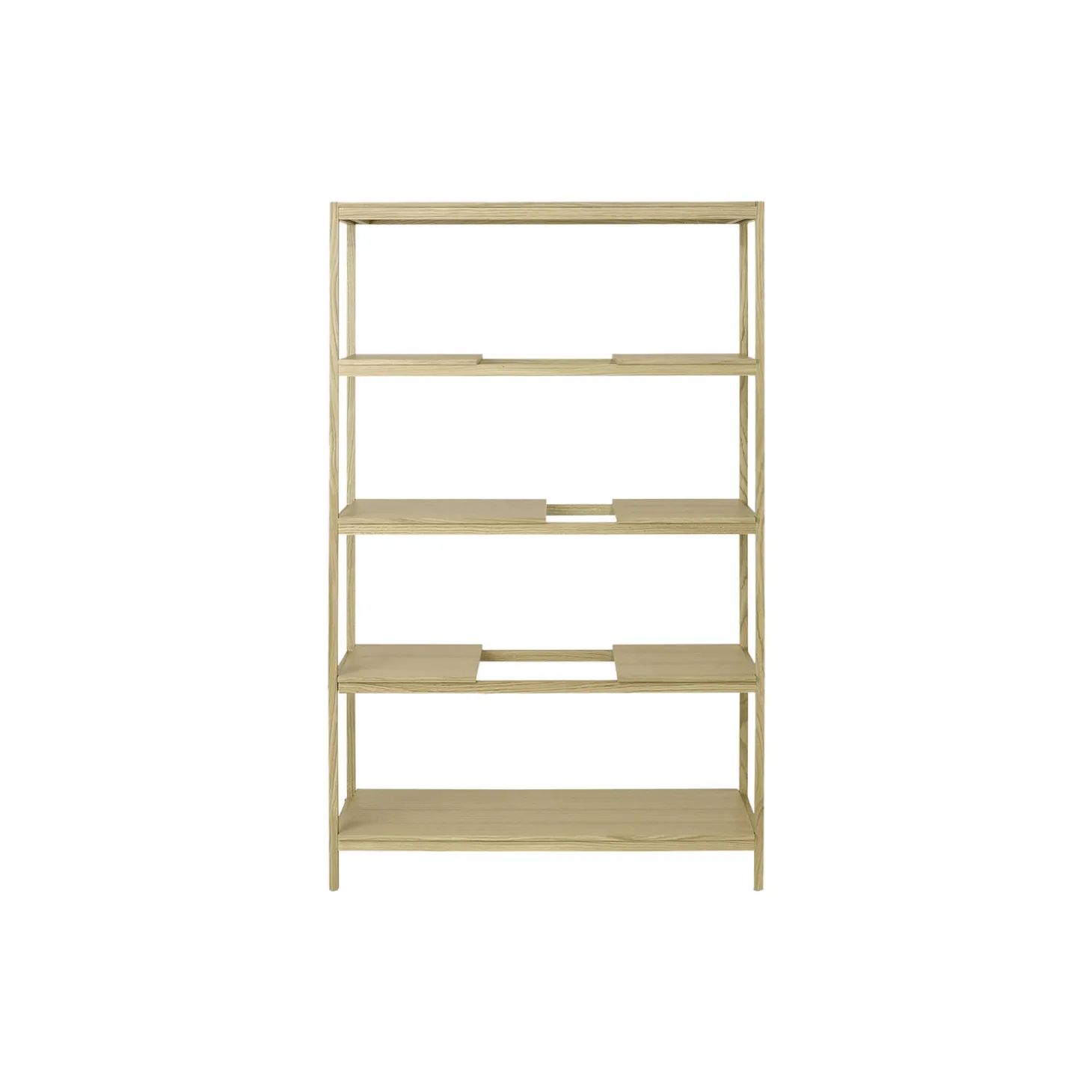 SUKOYA Wooden Shelf Large, natural lacquered