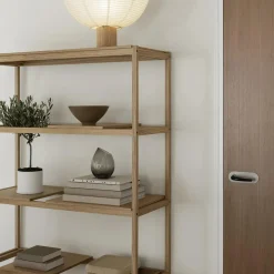 SUKOYA Wooden Shelf Large, natural lacquered