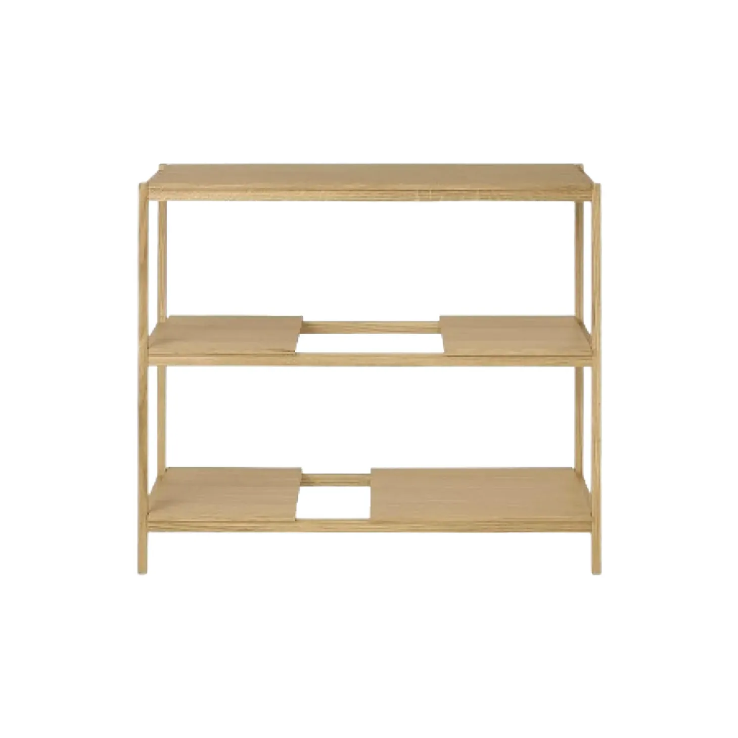 SUKOYA Wooden Shelf Small, natural lacquered