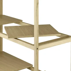 SUKOYA Wooden Shelf Small, natural lacquered