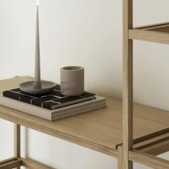 SUKOYA Wooden Shelf Small, natural lacquered