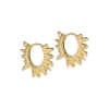 SunshineLeaves Hoops, forgyldt