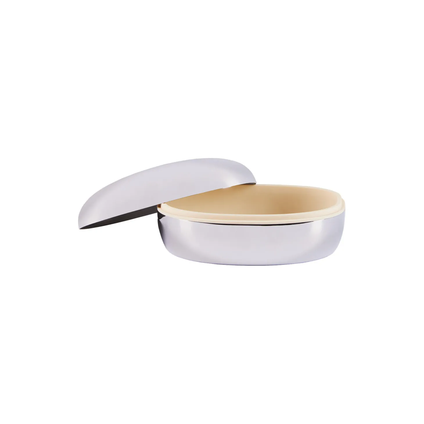 Superellipse Smykkeskrin Stor, blankt stål