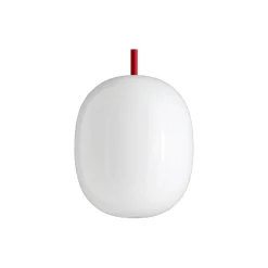 Superæg 300 Pendant, opal/red