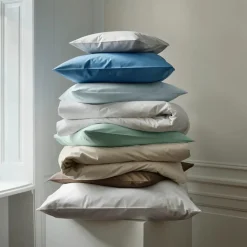 SUPIMA PERCALE sengetøj, bright blue