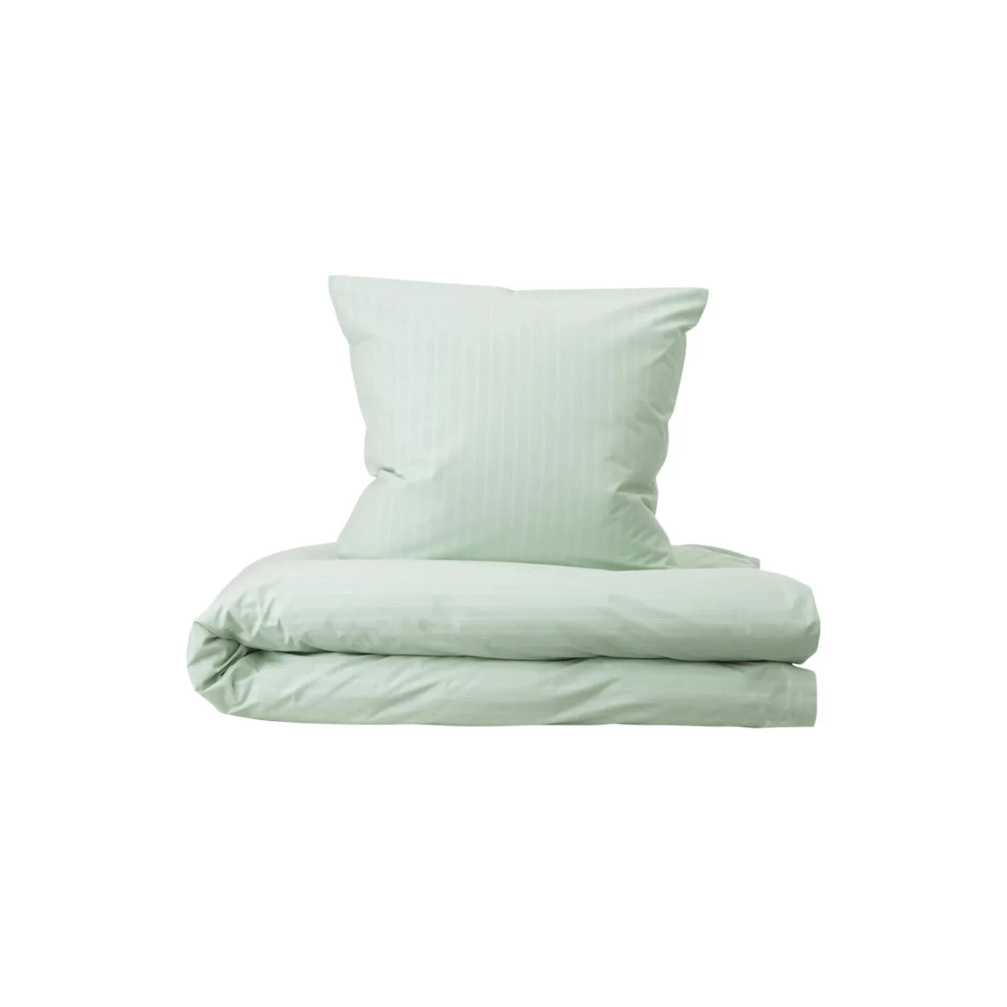 SUPIMA PINSTRIPE sengetøj, glass green