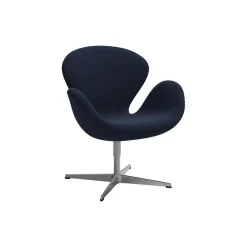 Svanen™ 3320 loungestol, black/blue 0798