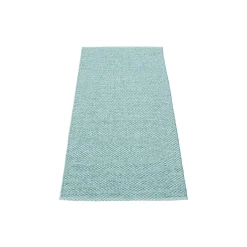 Svea gulvløber, azurblue metallic/pale turquoise