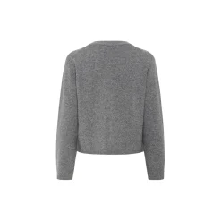 SvevaPW Cardigan, medium grey melange