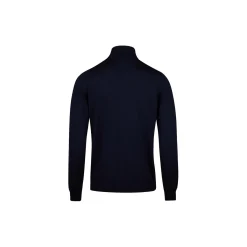 Sweater Knitted Roll Neck, navy