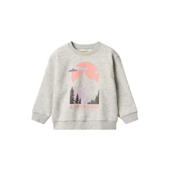 Sweatshirt L/S Ellis, light melange grey