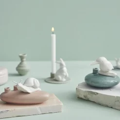 Sweet Stories Kingfisher vase, peacock