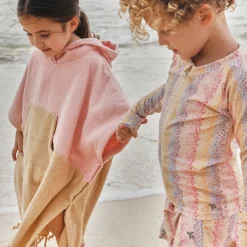 Swim T-shirt L/S Zip Ada, 1234 multi rainbow