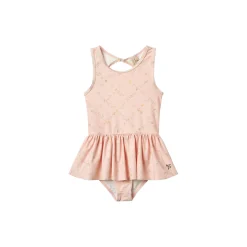 Swimsuit Erna, 9450 powder checked flowers