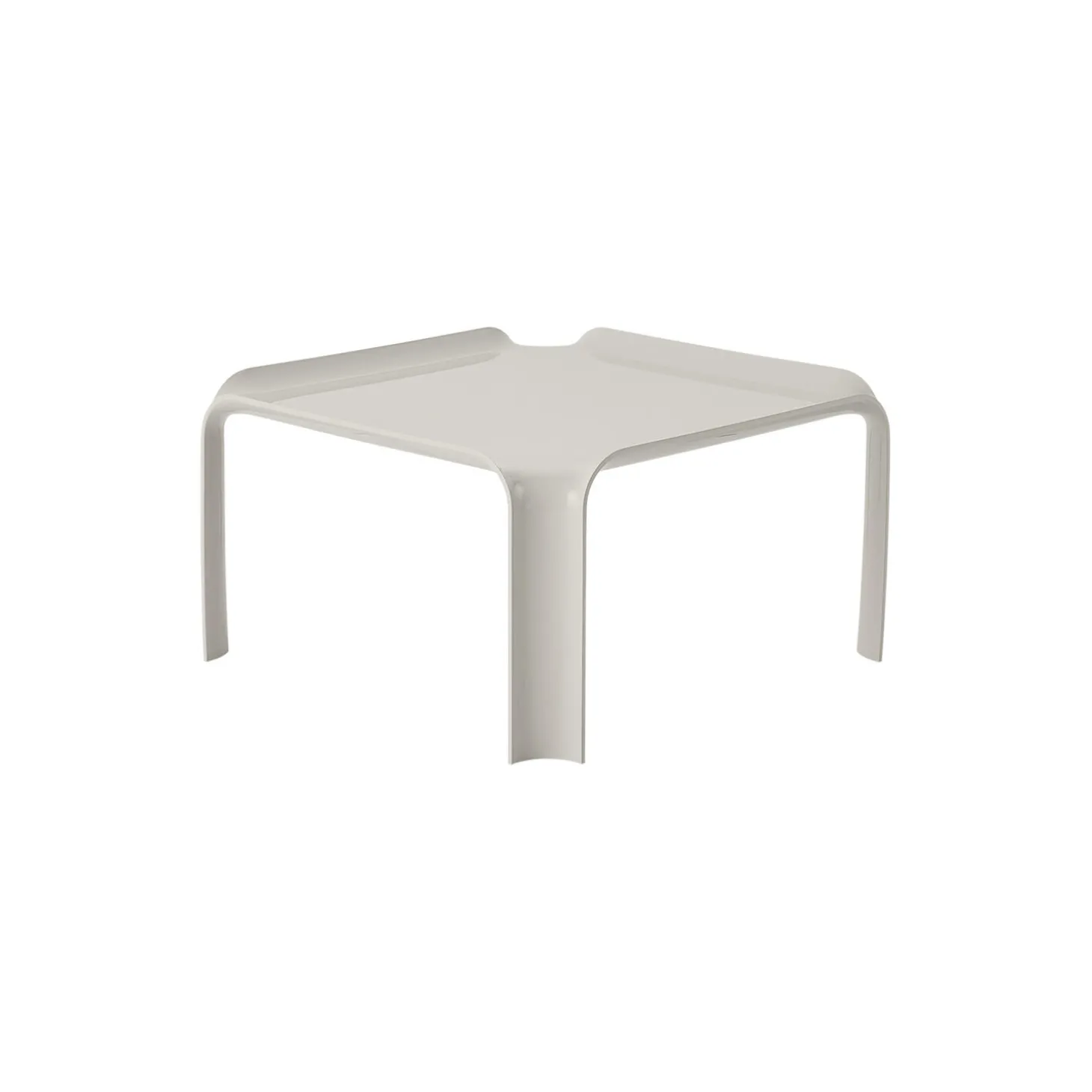 T877 Side Table, alabaster white