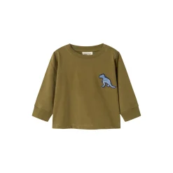 Tad B LS T-shirt, dino patch