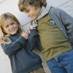 Tad LS T-shirt, dino patch