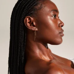 TAHOE Chain Øreringe, gold plated