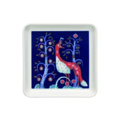 Taika firkantet tallerken, blå