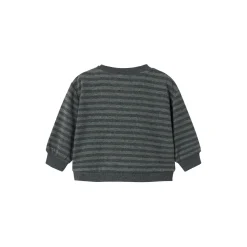 Tammas B Sweatshirt, forest stripe mel.