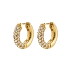 TATUM hoops Small, guldbelagt