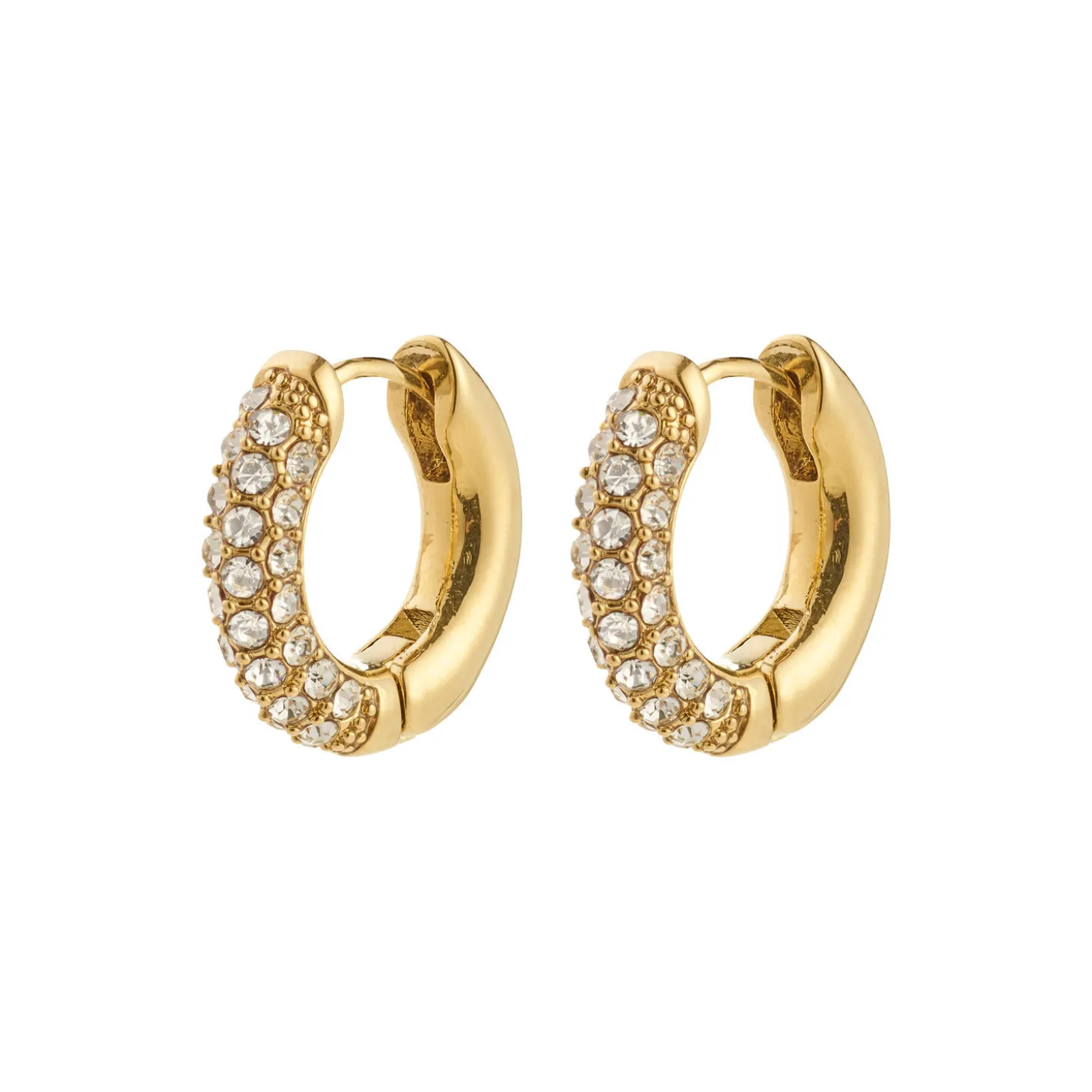 TATUM hoops Small, guldbelagt