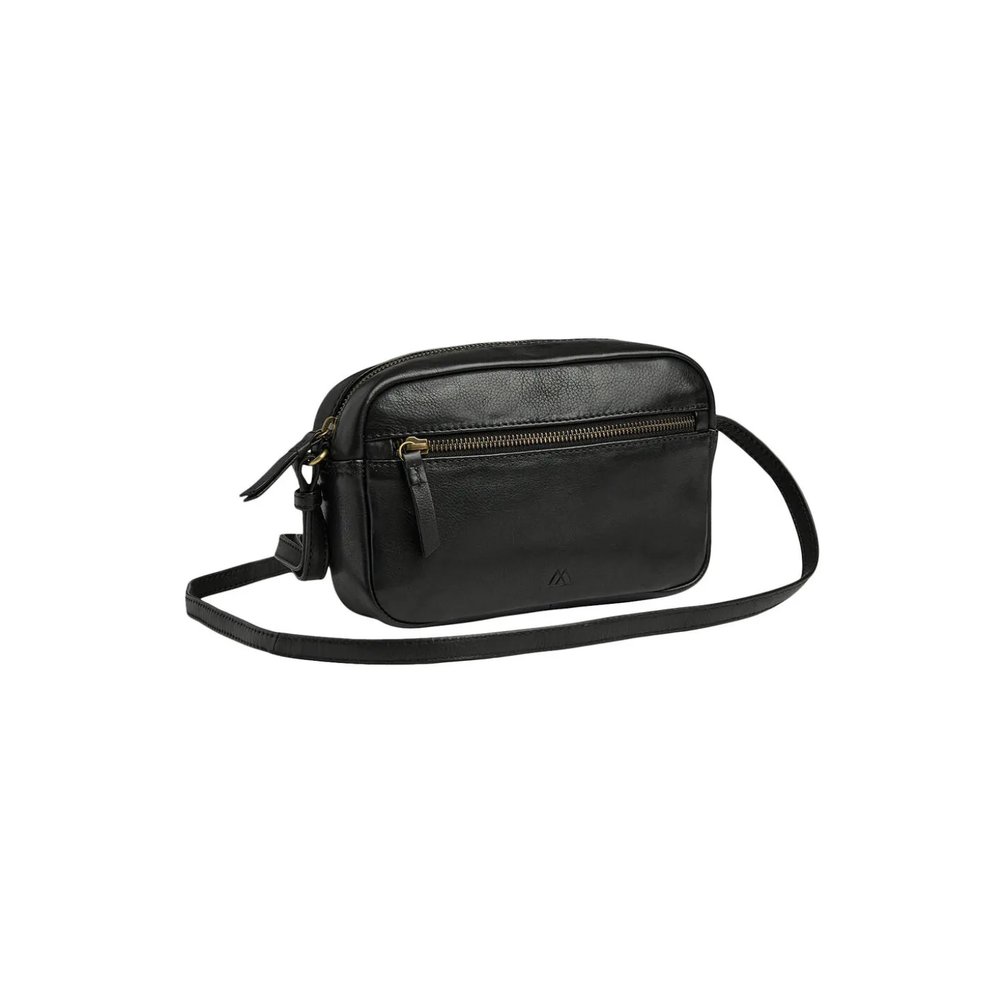 TerraMBG Crossbody Bag Soft Vintage, black w/br. gold